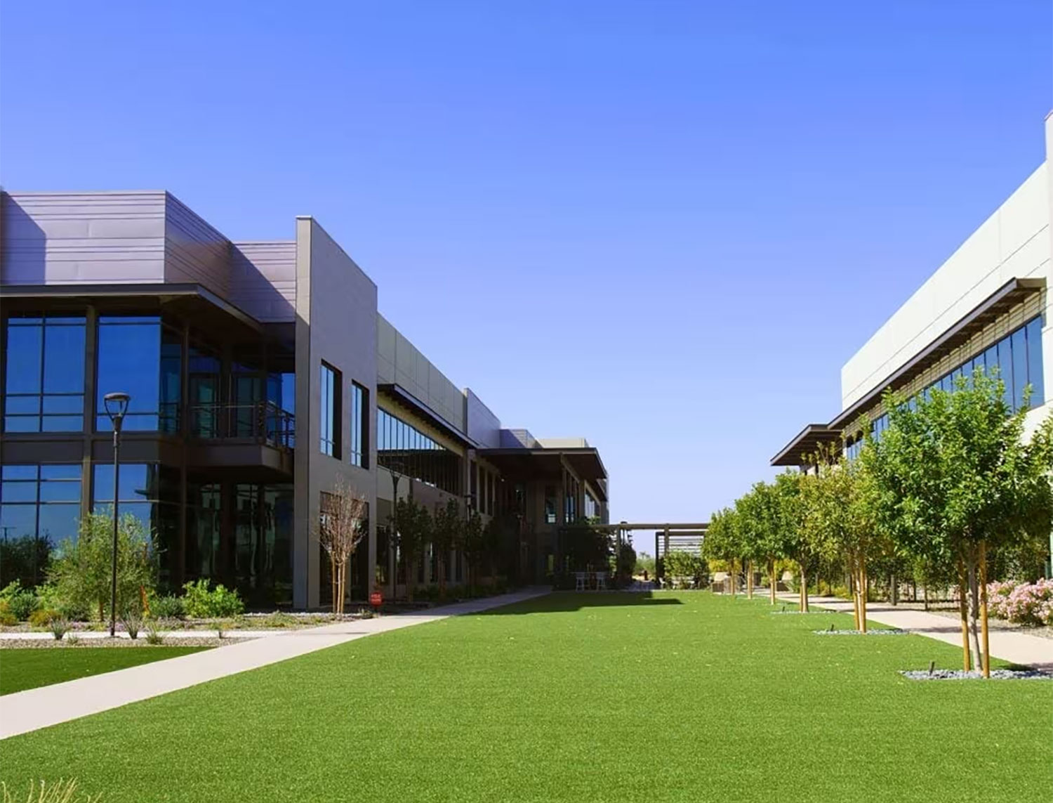 Commercial property landscape maintenance - professional 
  grounds care for office buildings and HOA communities